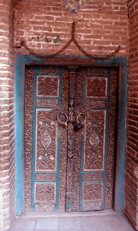 درب ورودی مسجد جامع ابیانه