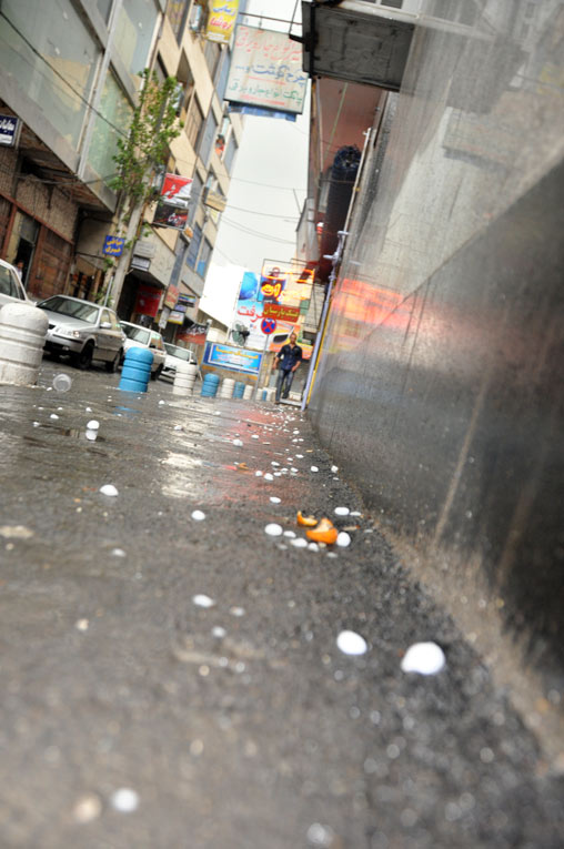 تگرگ در شهریار