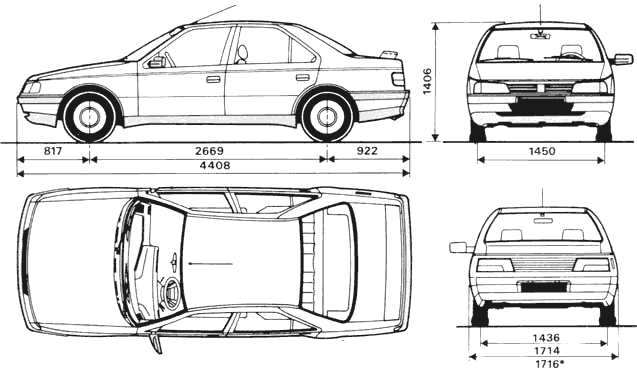 طراحی بدنه خودرو پژو 405