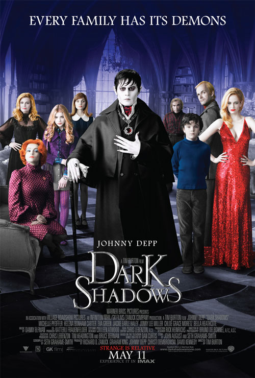dark shadows poster دانلود فیلم Dark Shadows 2012