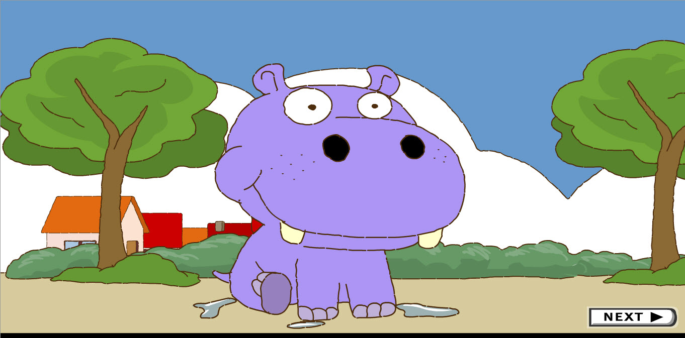 Hippo story for children