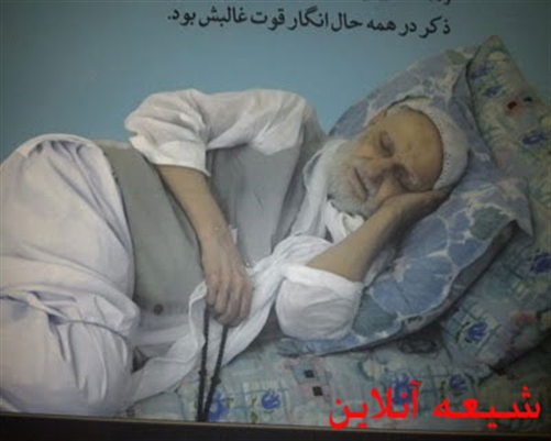 عکس زیبا از آیت الله بهجت