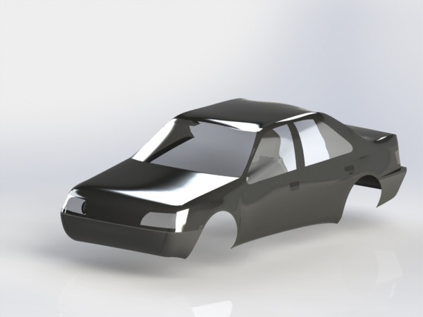 طراحی بدنه خودرو پژو 405