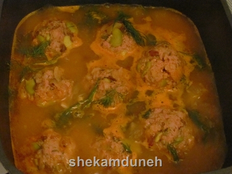 کوفته شیوید باقالی