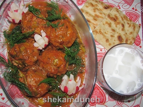 کوفته شیوید باقالی