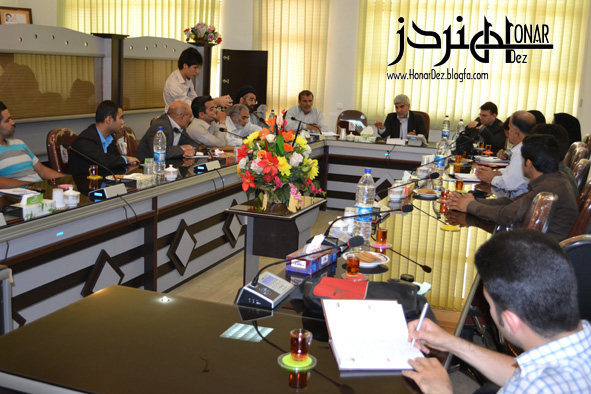 نشست خبری سرپرست فرمانداری دزفول با اصحاب رسانه - عکاس: محمدرضا شرفی فر -  (هنر دز) 