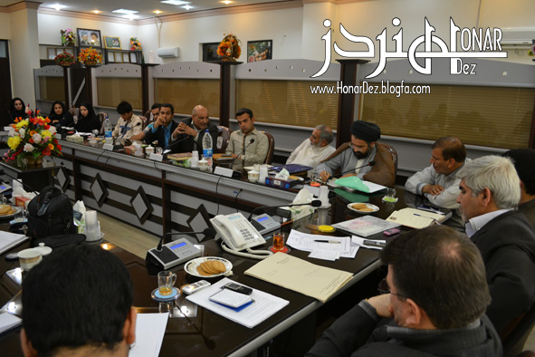 نشست خبری سرپرست فرمانداری دزفول با اصحاب رسانه - عکاس: محمدرضا شرفی فر -  (هنر دز) 