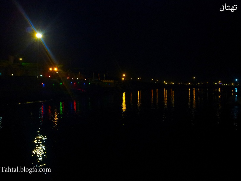 شب، بندر چابهار، دریای کوچک