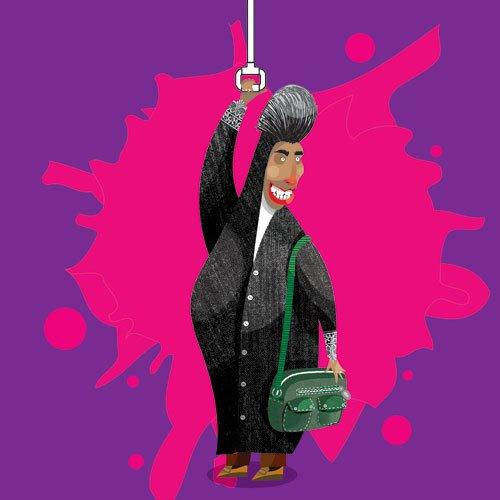 تیپهای مختلف بانوان در متروی تهران + تصاویر خنده دار