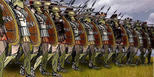 فالانکس یونانی ها در نبرد ماراتون