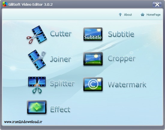 دانلود نرم افزار جدید GiliSoft Video Editor 3.0.2  