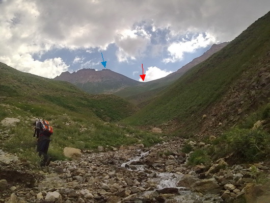 مسیر دشت جانستون - قله خرسنگ