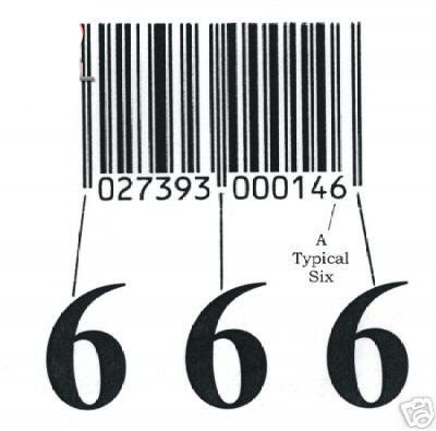 روی تمام بارکدها 666 نقش بسته دو خط علامت 6 است نماد ماسونی