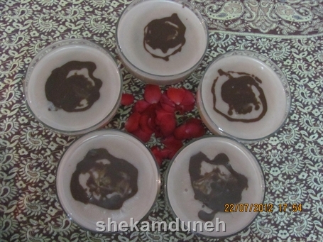 فرنی شکلاتی