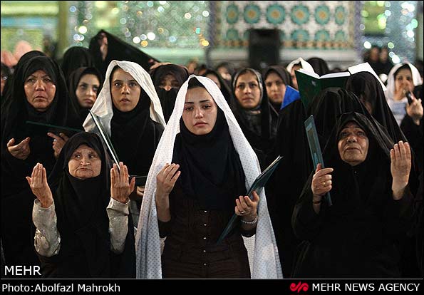 عکس های مراسم احیا شب بیست و یکم ماه مبارک رمضان مرداد 91