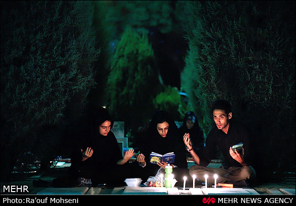 عکس های مراسم احیا شب بیست و یکم ماه مبارک رمضان مرداد 91