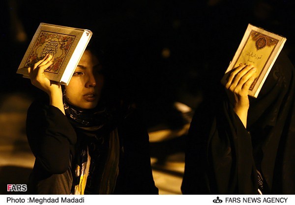 عکس های مراسم احیا شب بیست و یکم ماه مبارک رمضان مرداد 91