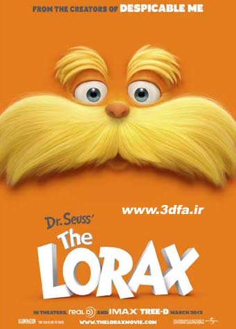 dr seuss lorax 3d sbs,انیمیشن سه بعدی لوراکس