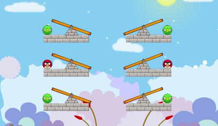 بازی آنلاین Angry Birds Pigs Out