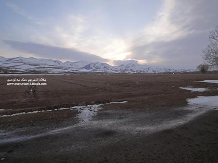 غروب خورشيد در آواجيق