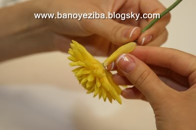 اموزش گل کوکب با خمیر گل چینی/آموزش گلسازی