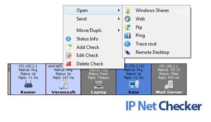 Veronisoft IP Net Checker