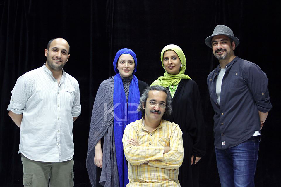 عکس جدید بهنوش طباطبایی و همسرش مهدی پاکدل در تئاتر