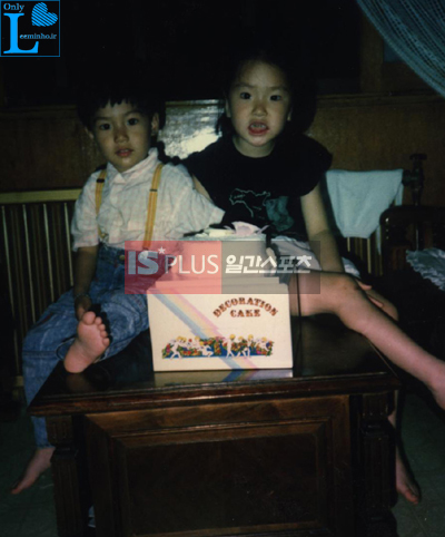 عکسهای بچه گی لی مین هو و خانوادش 