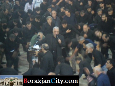 نوحه خوانی حاج مصطفی گراشی در مسجد دلگشای برازجان، ششم محرم 1391