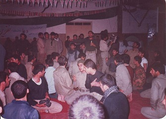 عزاداری سالار شهیدان در حسینیه سایت خیبر