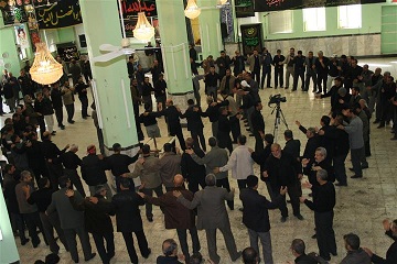 عزاداری رزمندگان در تاسوعای حسینی