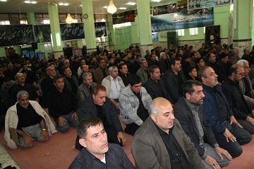 نماز رزمندگان تیپ 15 امام حسن مجتبی ع در تاسوعای حسینی