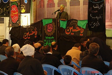 سخنرانی سردارحاج یدالله مواساتی برای رزمندگان در تاسوعای 1391 