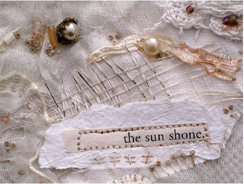 نمونه کار ترکیب بندی روی پارچه