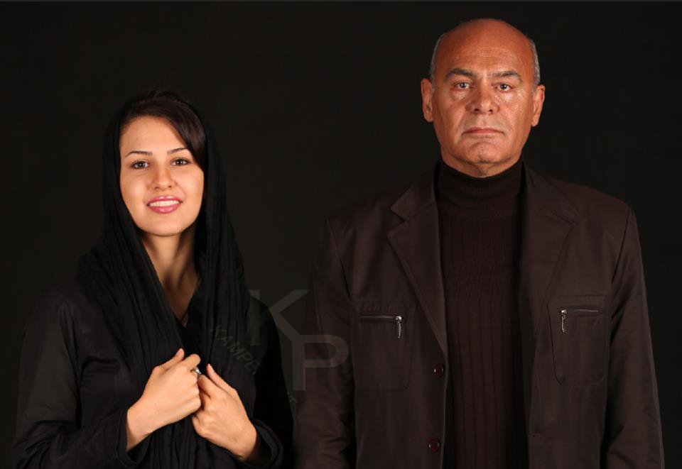 عکس جدید پادینا رهنما در کنار جمشید هاشم پور