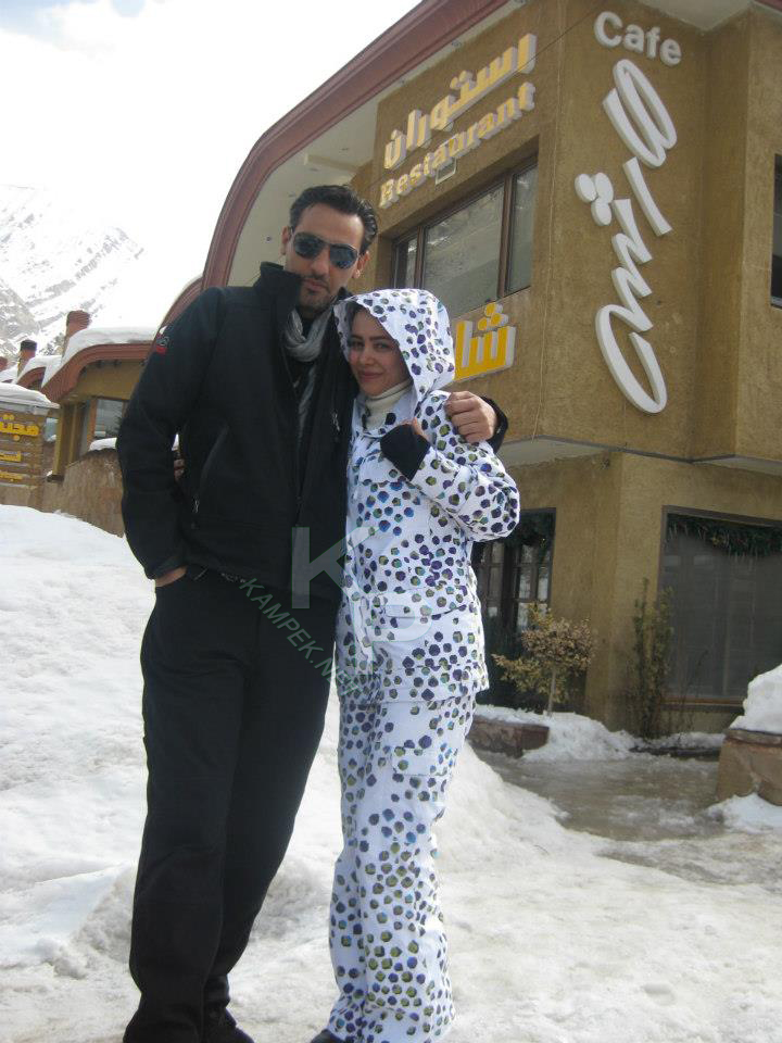 عکس شخصی الناز حبیبی و همسرش