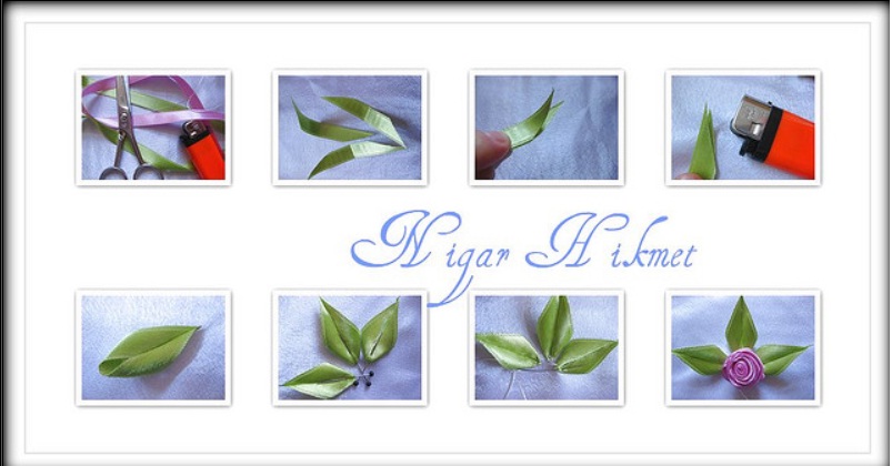 آموزش ساخت برگ با فندک