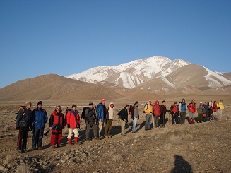 گروه در ابتدای صعود