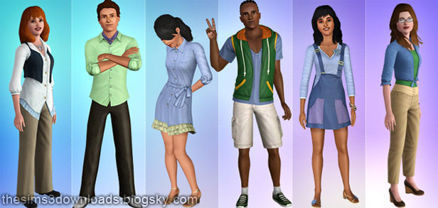 دانلود مجموعه لباس و لوازم منزل June 2011 Compilation برای سیمز3