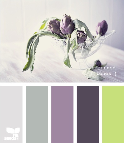 چه رنگی به بنفش می آید