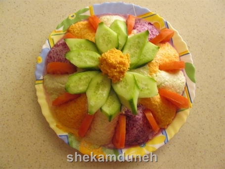 سالاد کلم قالبی