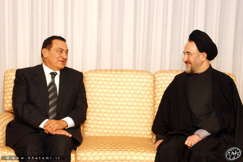 khatami - Hosni Mobarak