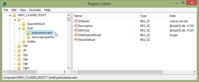 Delete key in registry