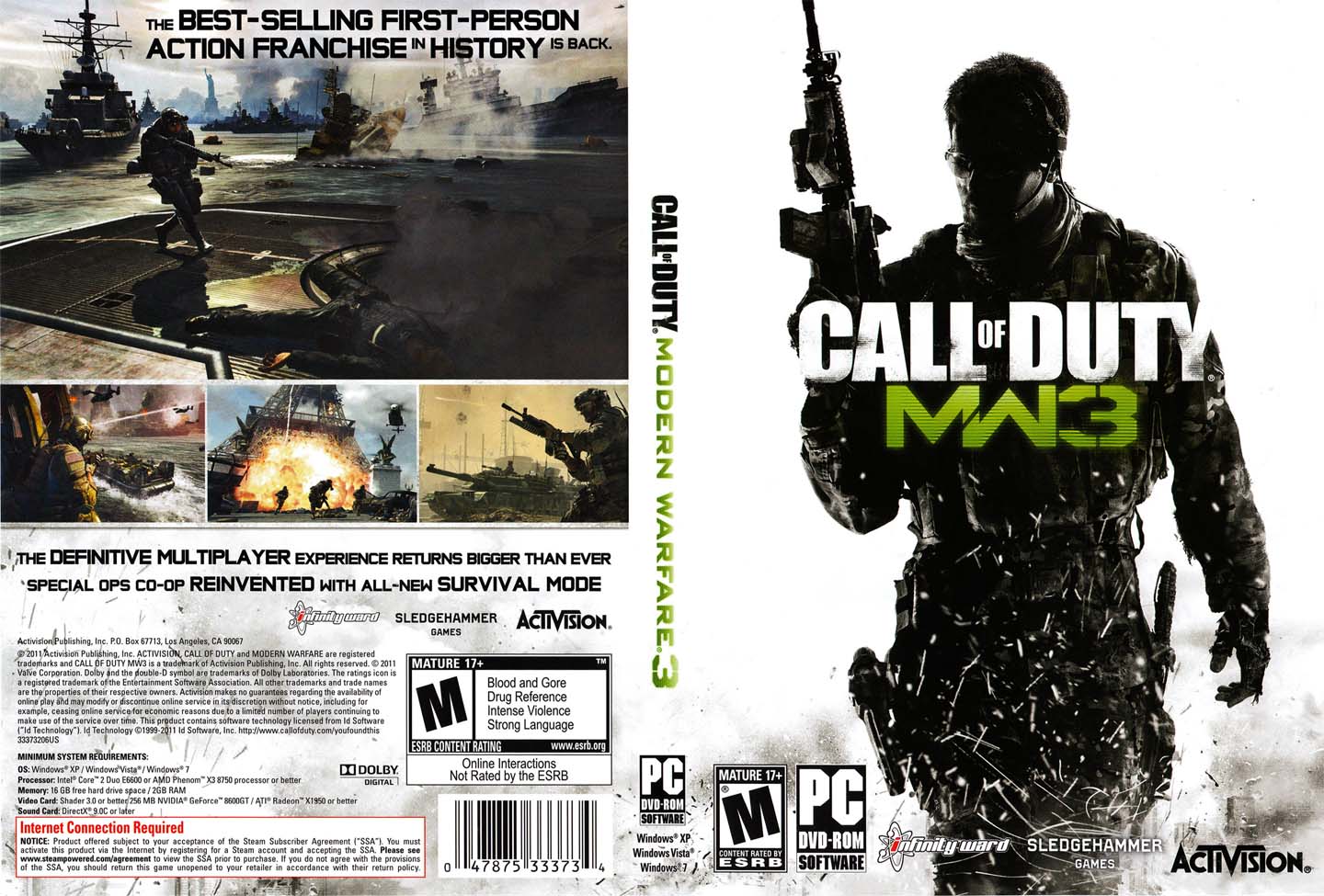 کاور اورجینال بازی Call of Duty Modern Warfare 3