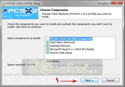آموزش نصب نرم افزار PCSX2