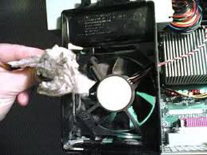 تمیز کردن فن CPU