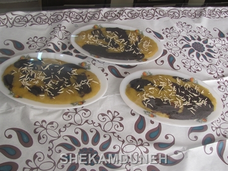 حلوای کره ای دو رنگ