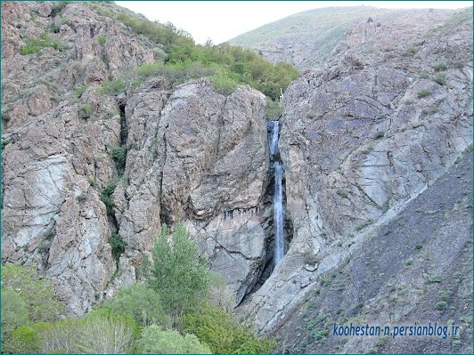 قله لوارک از رندان - آبشار رندان