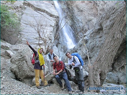 قله لوارک از رندان - آبشار رندان