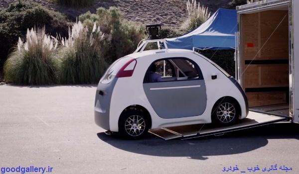 تست خودروی گوگل در کالیفرنیا